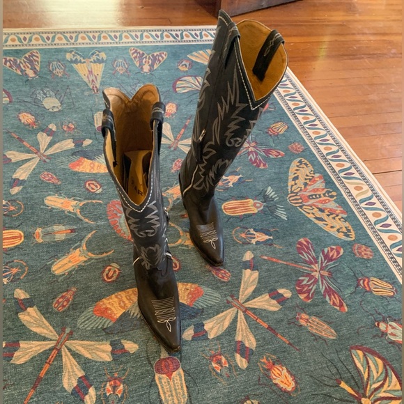 IDYLLWIND WOMEN'S GWENNIE NILO TALL LEATHER WESTERN BOOTS - SNIP TOE - Picture 6 of 12